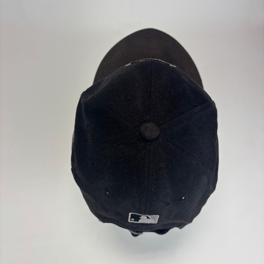 New Era Strapback Hat Black New York Yankees 2000 American League Champions VTG - Picture 3 of 9